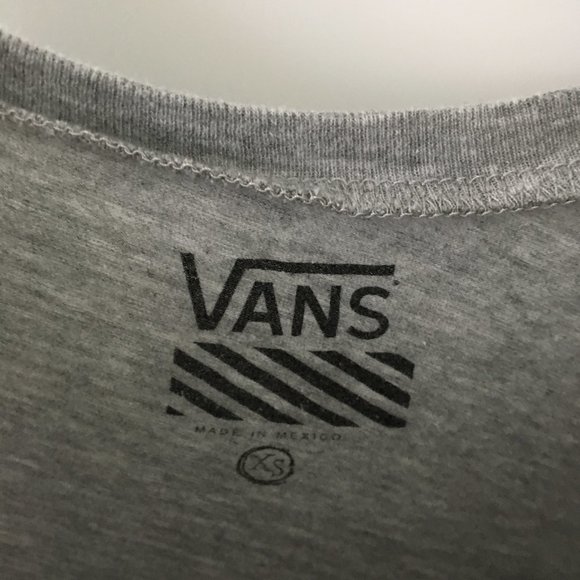 Vans Skate Graphic Tee Gray Shirt Sport XS - Picture 5 of 6